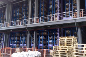 Logistics parts warehouse